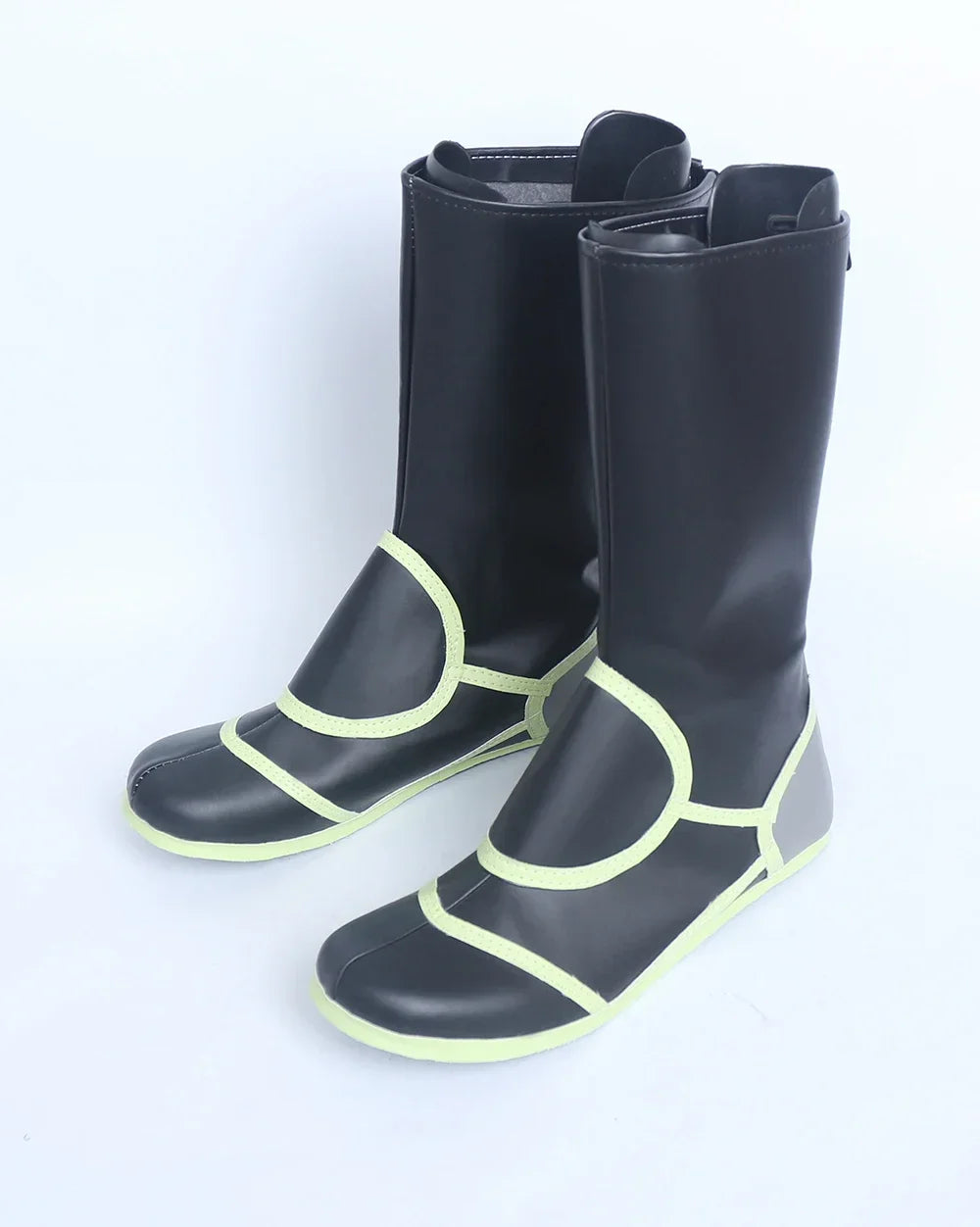 Overwatch Genji Oni Skin Cosplay Boots Black Shoes