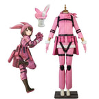 Sword Art Online LLENN Cosplay Costume Pink Uniform