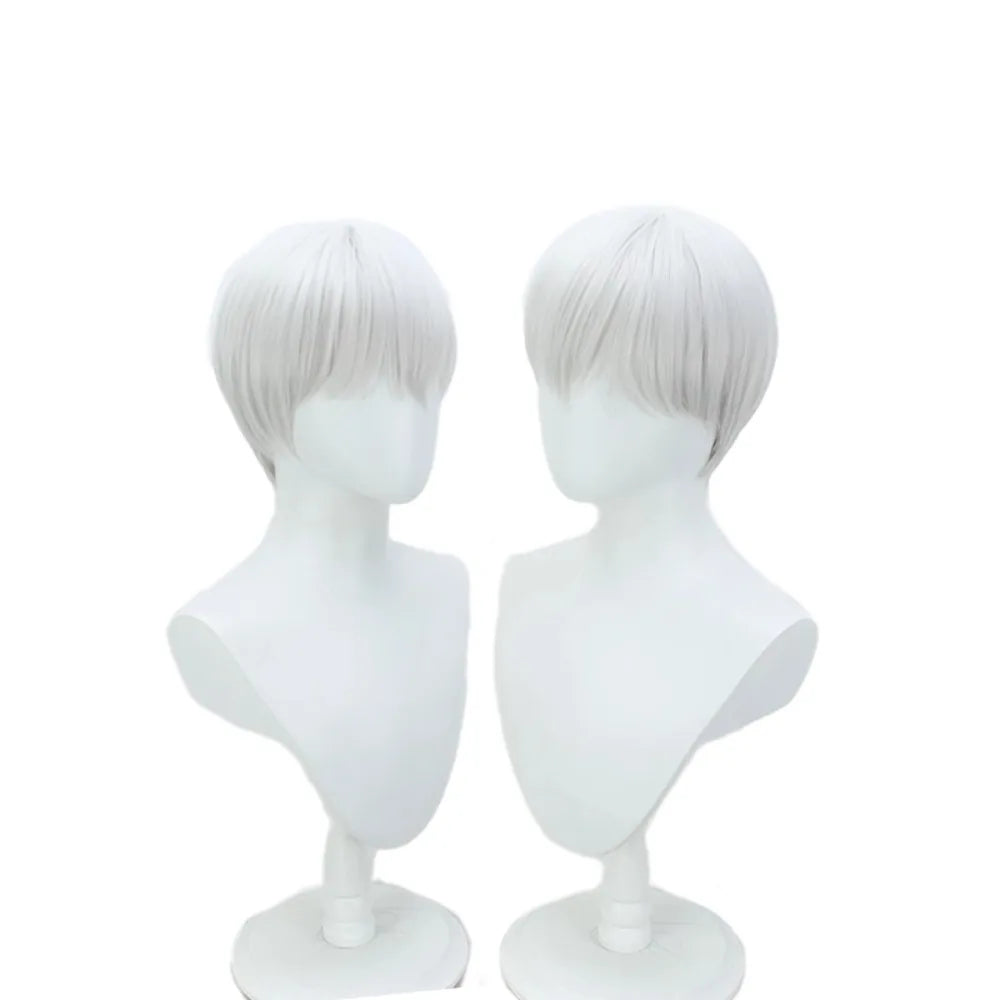 Jujutsu Kaisen Inumaki Toge Cosplay Wig Silver Grey Hair