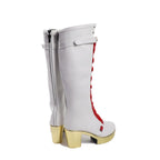 Arknights Haruka Cosplay Shoes White Boots