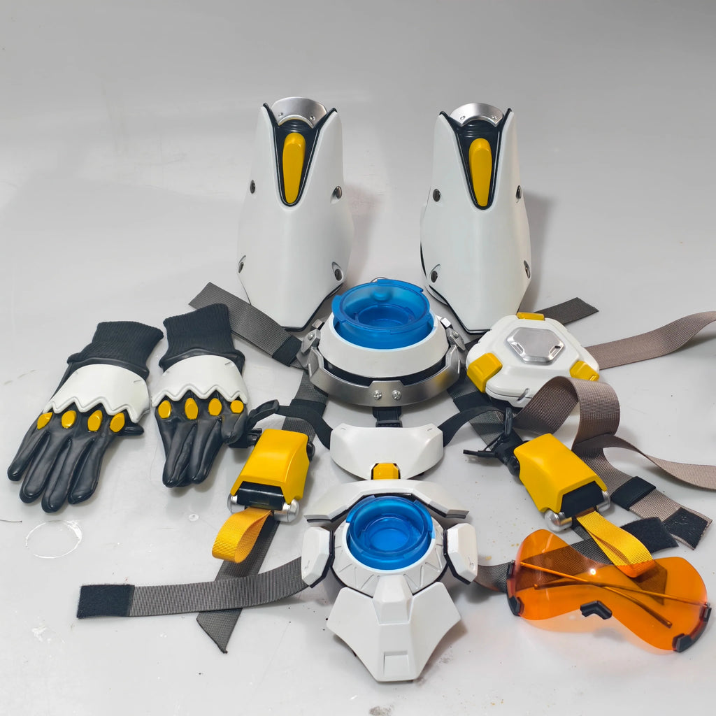 Overwatch 2 Tracer Lighting Full Body Armor Cosplay Suit | MiDicosplay