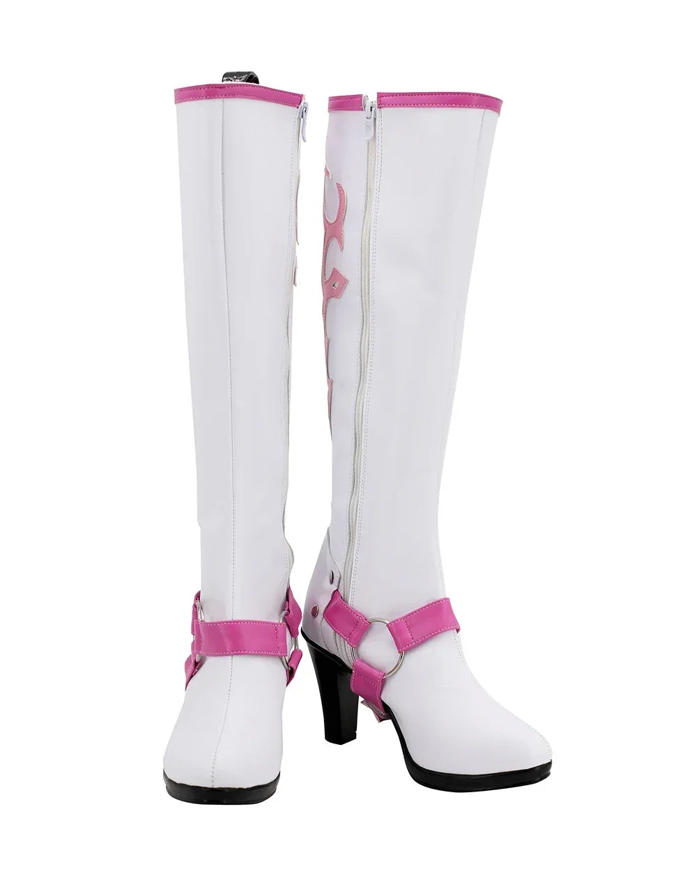 Final Fantasy 15 Cindy Aurum Cosplay Boots High Heel White Shoes