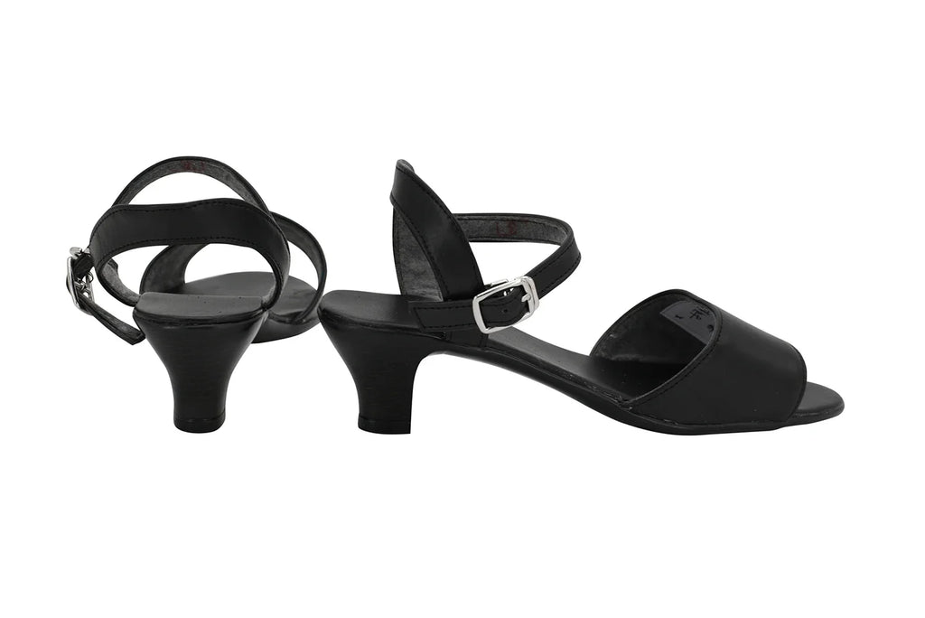Naruto Tsunade Cosplay Sandals High Heel Black Shoes