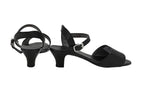 Naruto Tsunade Cosplay Sandals High Heel Black Shoes