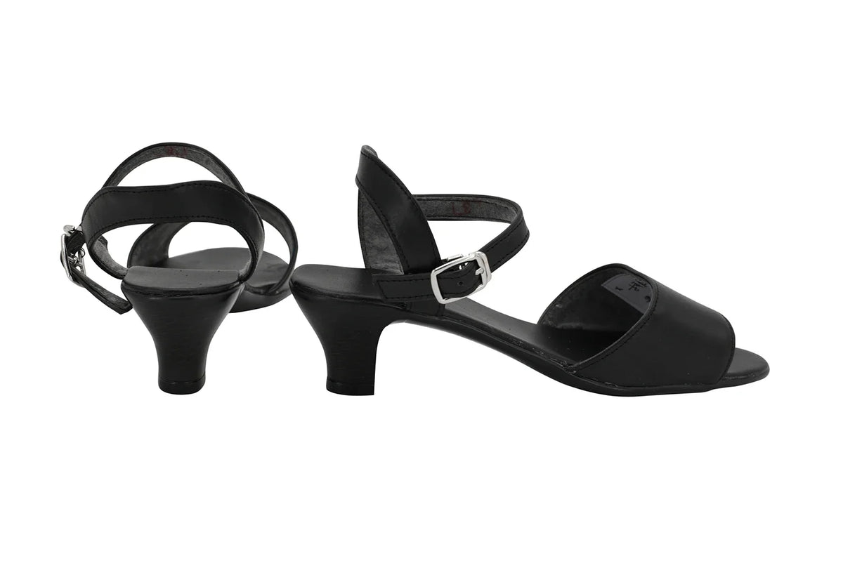 Naruto Tsunade Cosplay Sandals High Heel Black Shoes