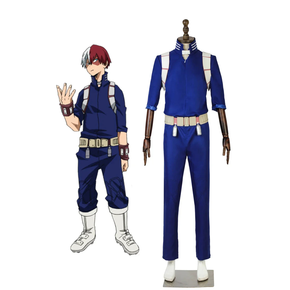 My Hero Academia Shouto Todoroki Cosplay Costume Custom Made