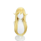 The Super Mario Bros Peach Princess Cosplay Wig Yellow Flipped Hair