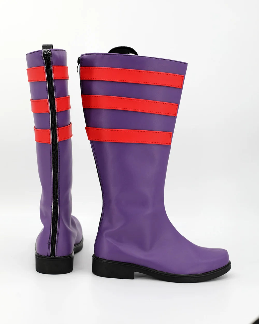 X-Men Magneto Max Eisenhardt Cosplay Shoes Cutomized Purple Boots