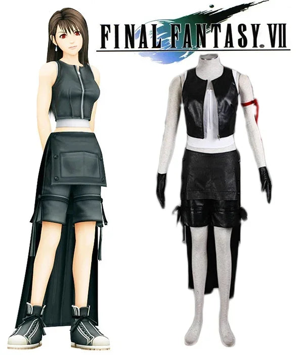 Final Fantasy VII Advent Children Tifa Lockhart Cosplay Costume