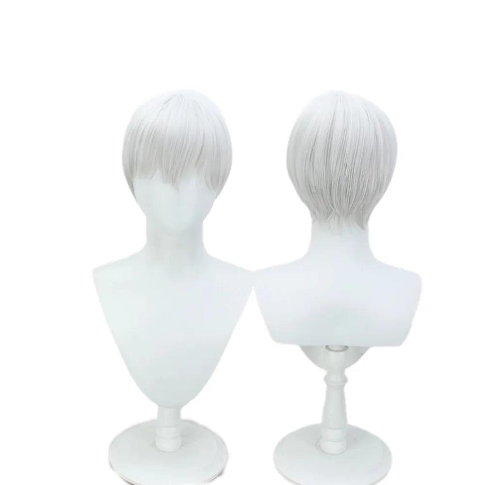 Jujutsu Kaisen Inumaki Toge Cosplay Wig Silver Grey Hair