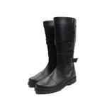 Danganronpa Gundam Tanaka Cosplay Shoes Black Boots
