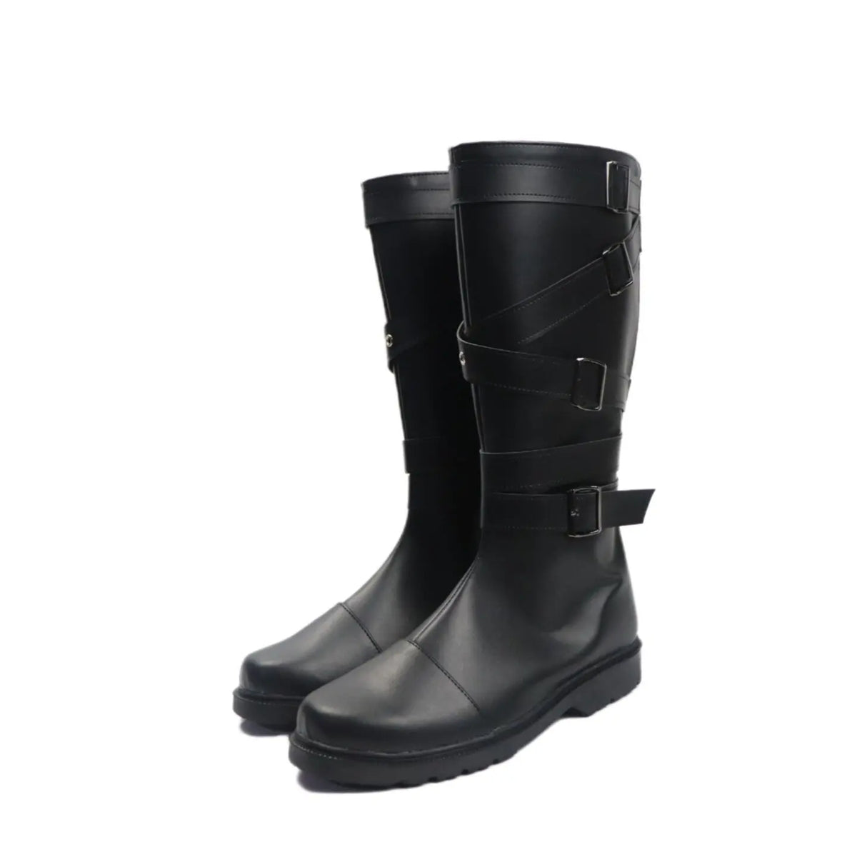 Danganronpa Gundam Tanaka Cosplay Shoes Black Boots