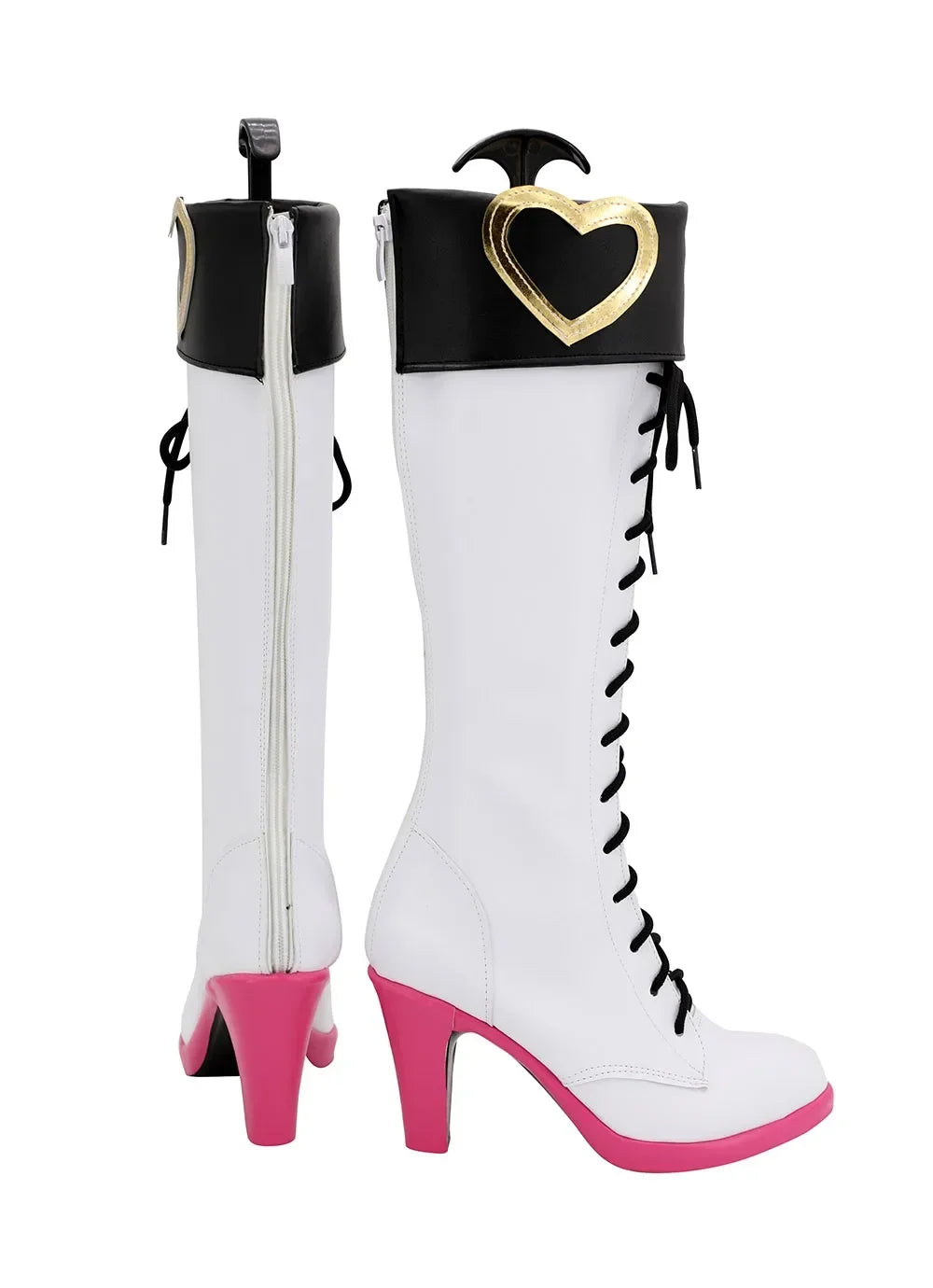 Arknights Sora Cosplay Boots White Shoes High Heel Custom Made