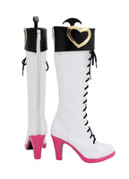 Arknights Sora Cosplay Boots White Shoes High Heel Custom Made