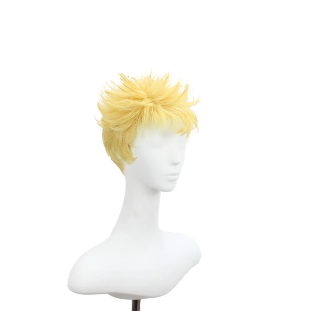 Persona 5 Ryuji Sakamoto Cosplay Wig Blonde Short Spiky Hair | MiDicosplay