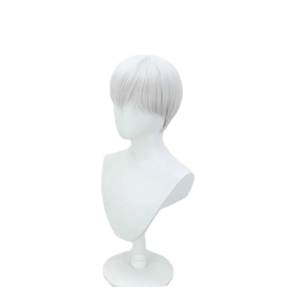 Jujutsu Kaisen Inumaki Toge Cosplay Wig Silver Grey Hair