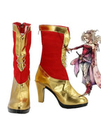 Dissidia Final Fantasy Terra Branford Cosplay Boots Red Shoes
