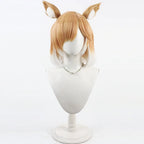 Arknights Mousse Cosplay Wig Gradient Hair with Detachable Ears