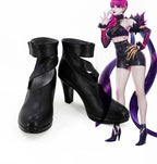 League of Legends KDA Kaisa Akali Evelynn Ahri Cosplay Boots Custom Made Shoes