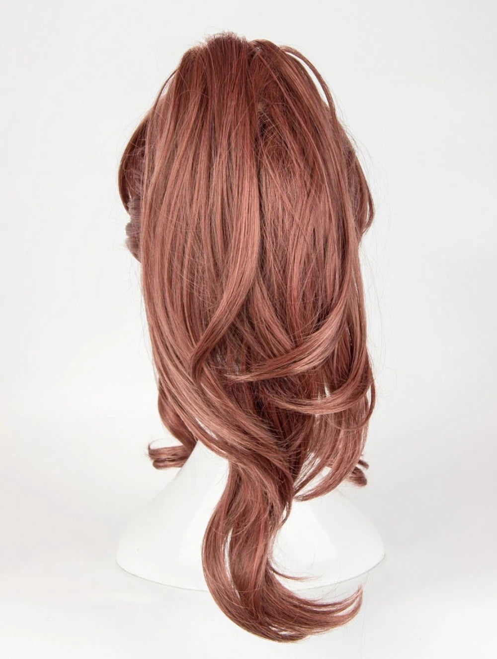 Perruque de cosplay Sailor Moon Jupiter Makoto, cheveux bruns. 