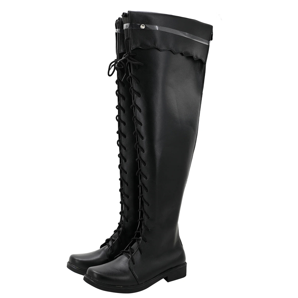 Final Fantasy XIV Y'shtola Cosplay Boots Custom Made Black Shoes