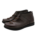 Final Fantasy XIV Ardbert Cosplay Boots Brown Shoes