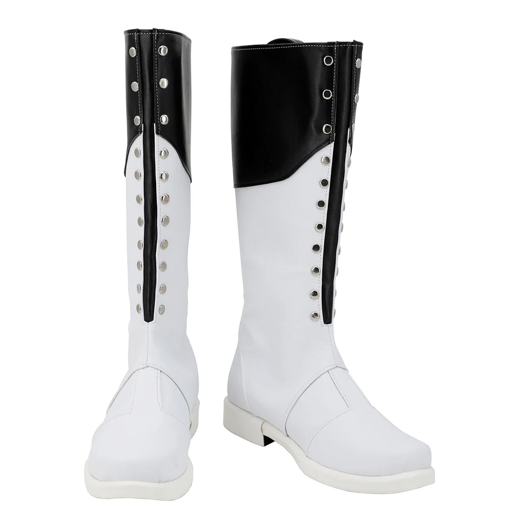 Chaussures de cosplay de Yhwach (Bleach) - Bottes blanches sur mesure, toutes tailles 
