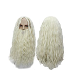 Professor Dumbledore Cosplay Wig Beard Set Light Blonde Hair