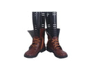 Bottes de cosplay Star Wars Oscar Pine, chaussures marron sur mesure