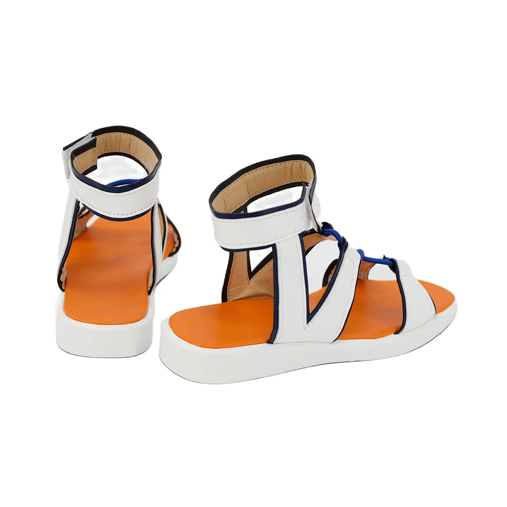 Naruto Uzumaki Cosplay Sandals Anime Orange Ninja Shoes Custom Made