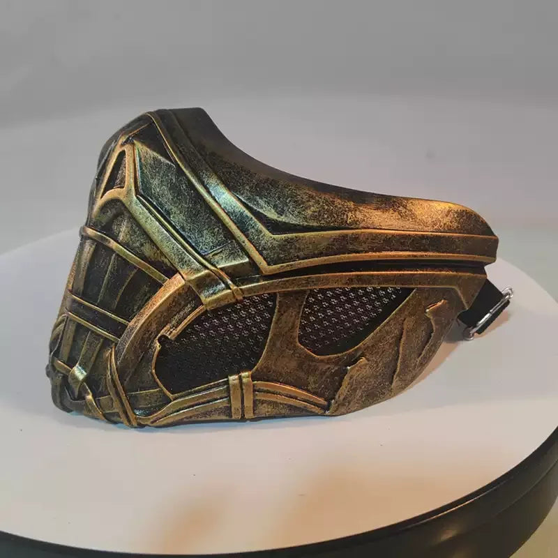 Mortal Kombat Scorpion Sub-Zero Half Face Mask Adjustable Cosplay Prop