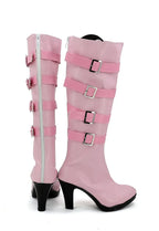 Custom Made Danganronpa 3 Ruruka Ando Pink High Heel Cosplay Boots | MiDicosplay