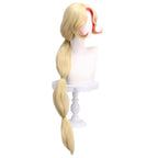 Perruque blonde en queue de cheval pour cosplay de Charlie Morningstar (Hazbin Hotel)