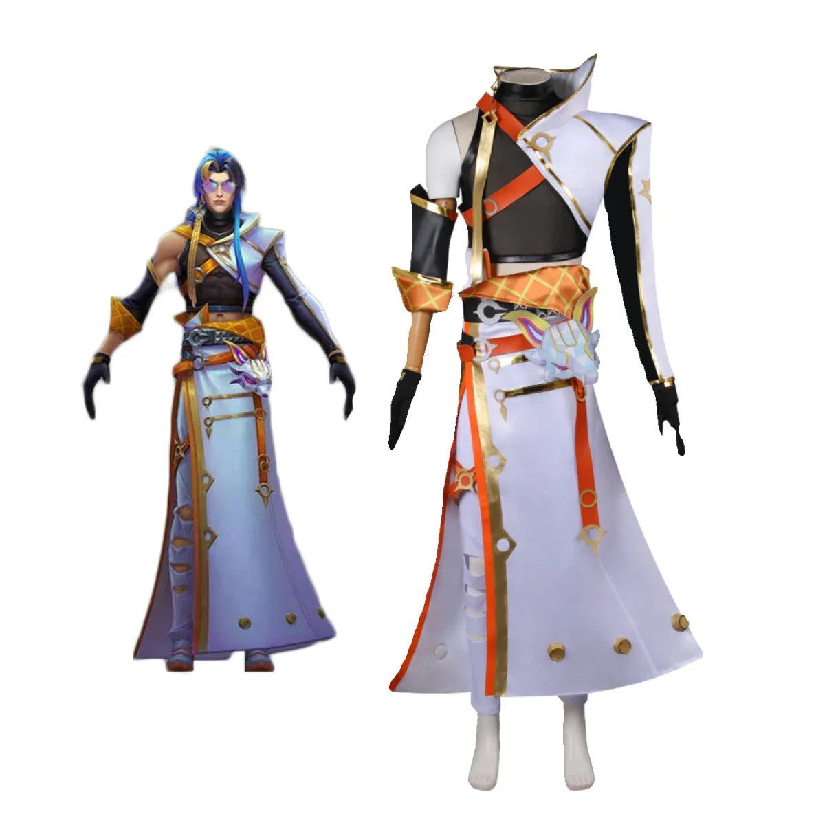 LOL Heartsteel Prestige Yone Cosplay Costume