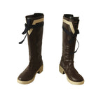 Fire Emblem Blazing Sword Lyn Cosplay Boots Brown Shoes Custom Made