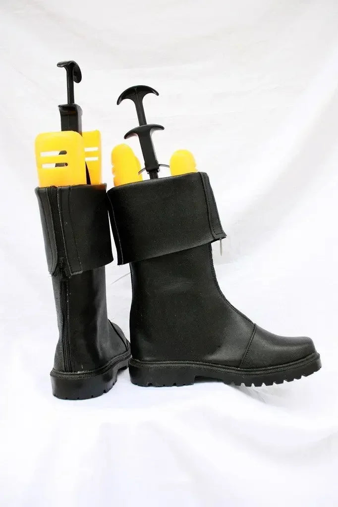 Final Fantasy Crisis Core FF7 Zack Fair Cosplay Boots Black Shoes