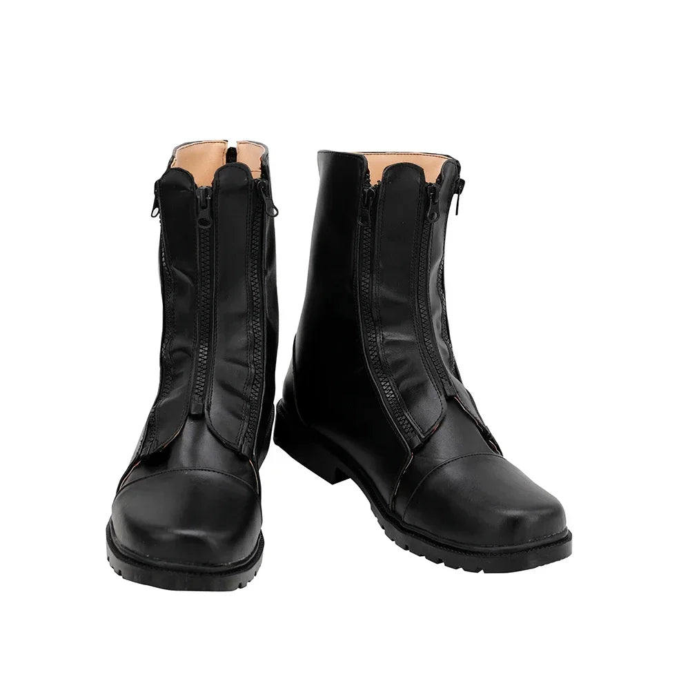 Final Fantasy Cloud Strife Cosplay Boots Black Shoes Any Size