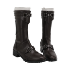 Final Fantasy 7 Remake Leslie Kyle Cosplay Boots Brown Shoes