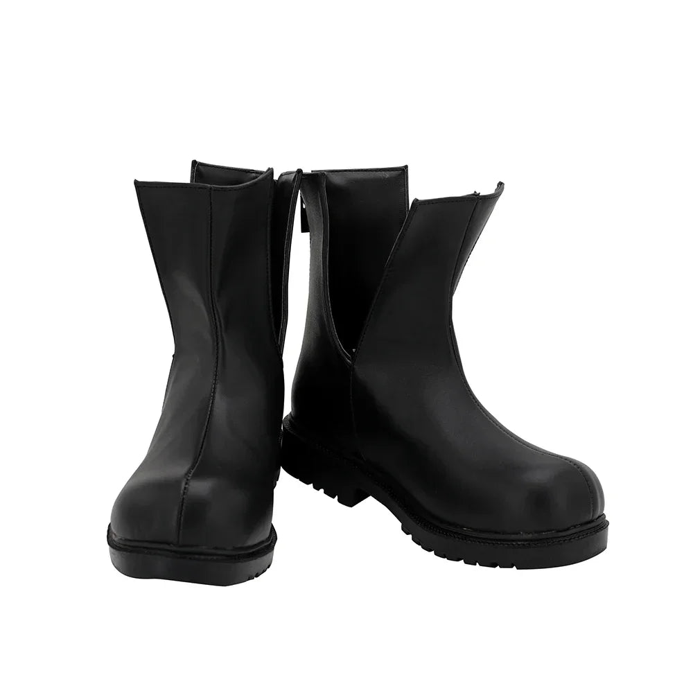 Arknights Faust Cosplay Boots Black Shoes Custom Made
