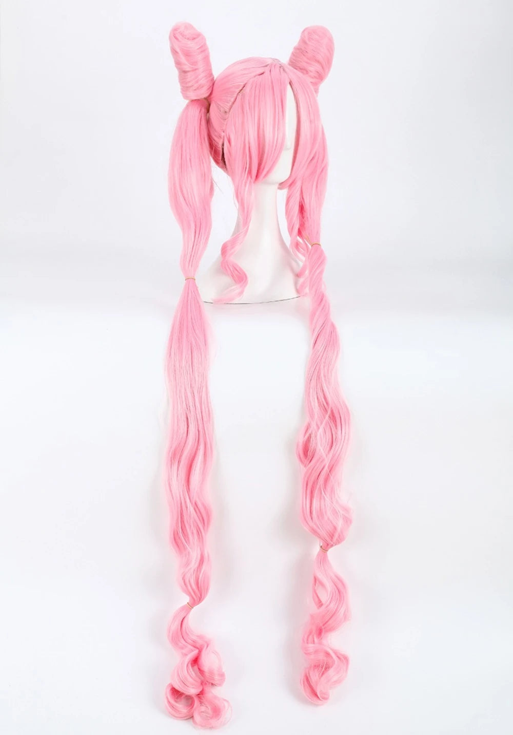 Perruque rose style cosplay Sailor Moon Dark Lady Chibiusa, cheveux d'anime 