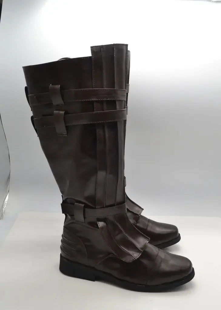 Star Wars Darth Vader Anakin Skywalker Cosplay Boots Brown Shoes