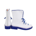 Final Fantasy NT Dissidia Locke Cole Cosplay Boots White Shoes