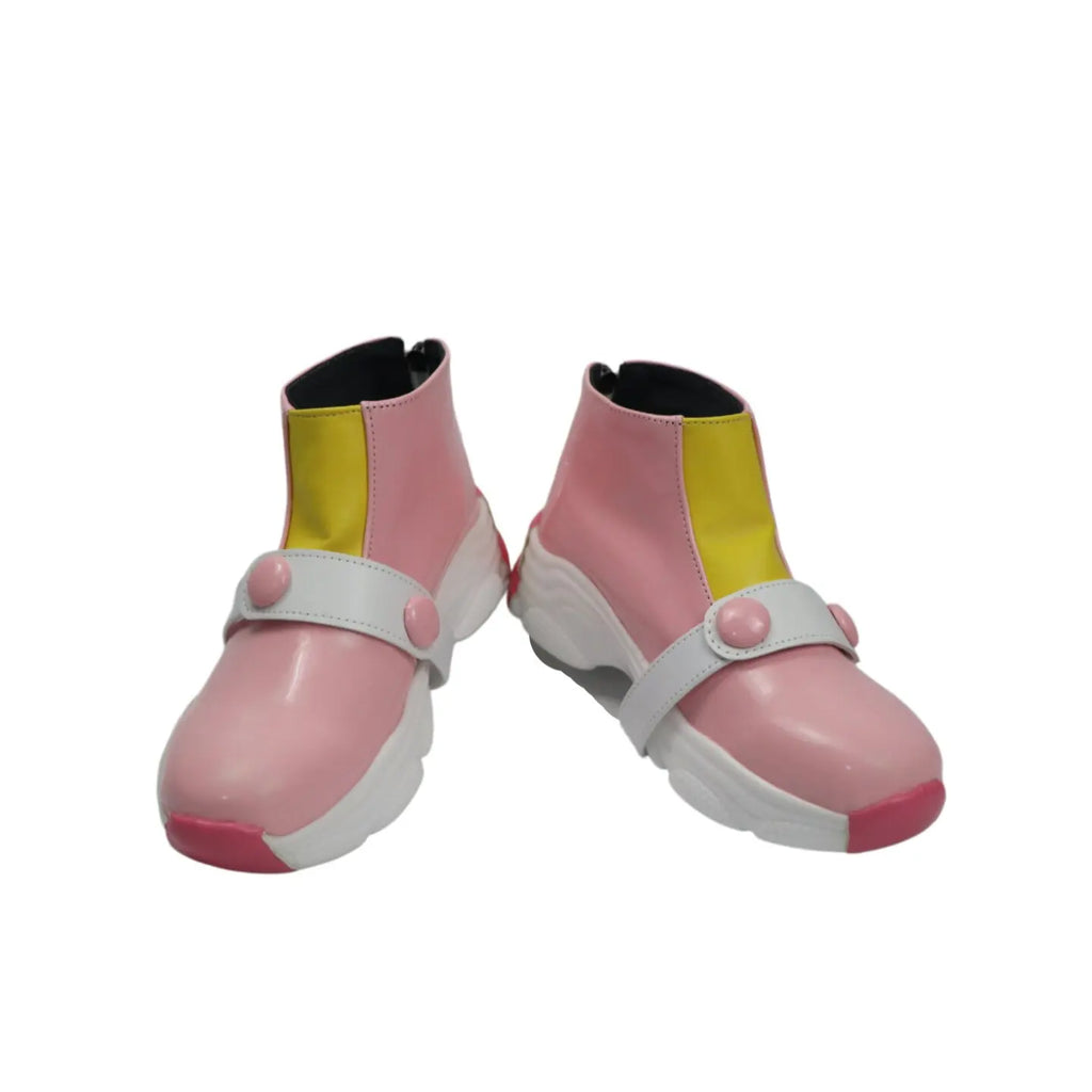 Overwatch Juno Cosplay Shoes Pink Boots Custom Made