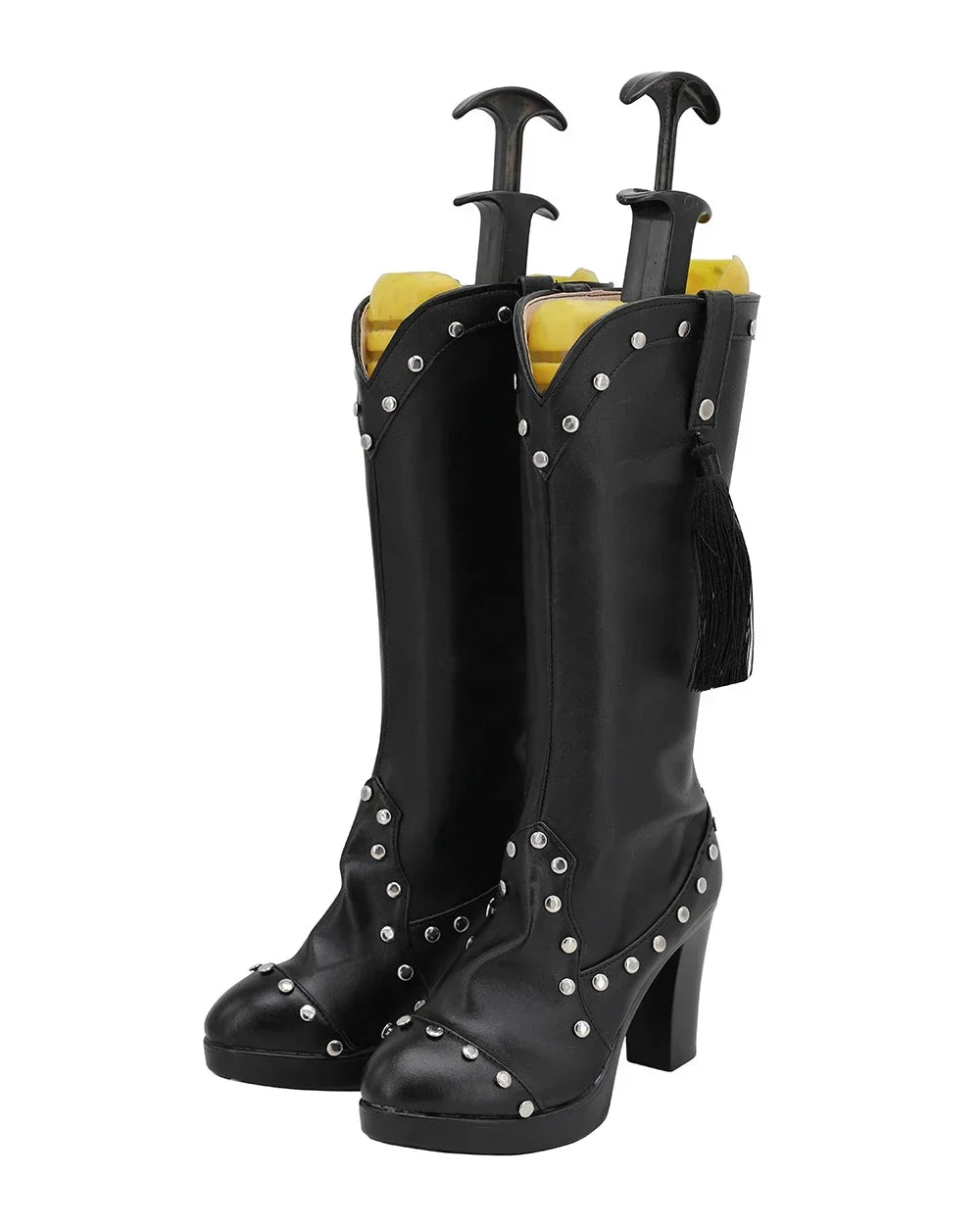 Final Fantasy Tifa Lockhart Cosplay Boots High Heel Black Shoes
