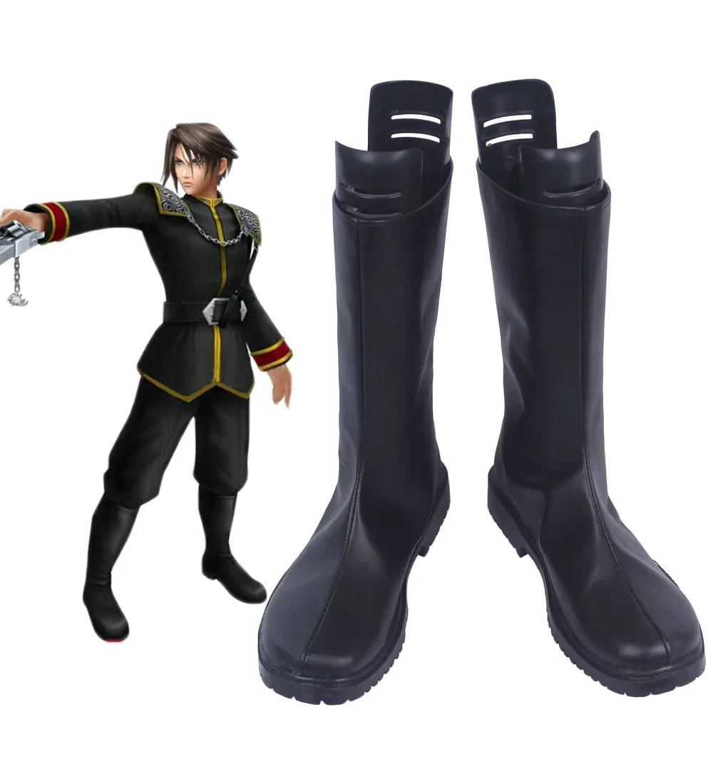 Final Fantasy VIII Squall Leonhart Cosplay Boots Custom Made Shoes