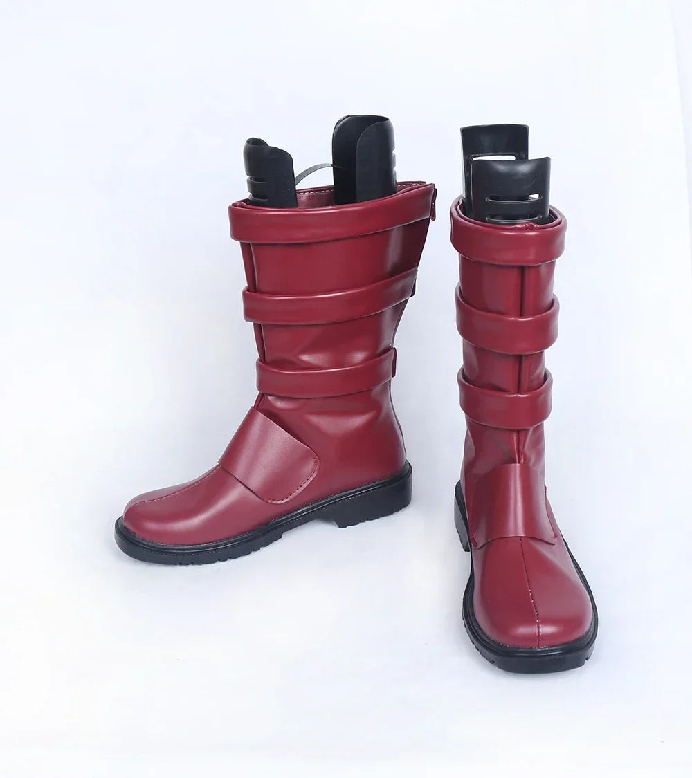 My Hero Academia Kirishima Cosplay Boots Red Shoes Custom Made