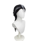 Final Fantasy X Auron Cosplay Wig Black White Spiky Hair