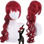 Persona5 Royal Kasumi Yoshizawa Cosplay Wig Red Wavy Long Hair