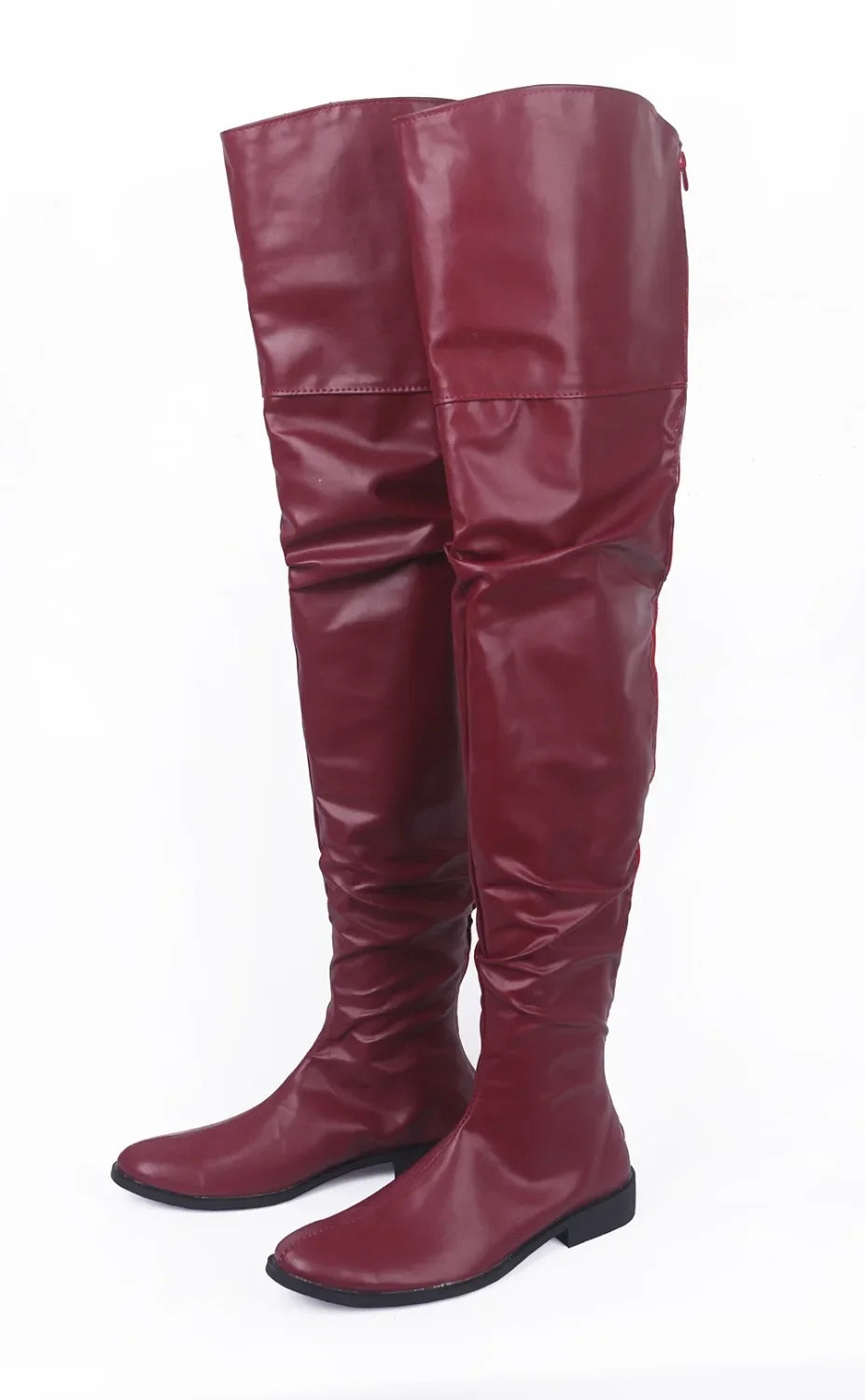 Zardoz Zed Cosplay Long Boots Red Shoes Custom Made
