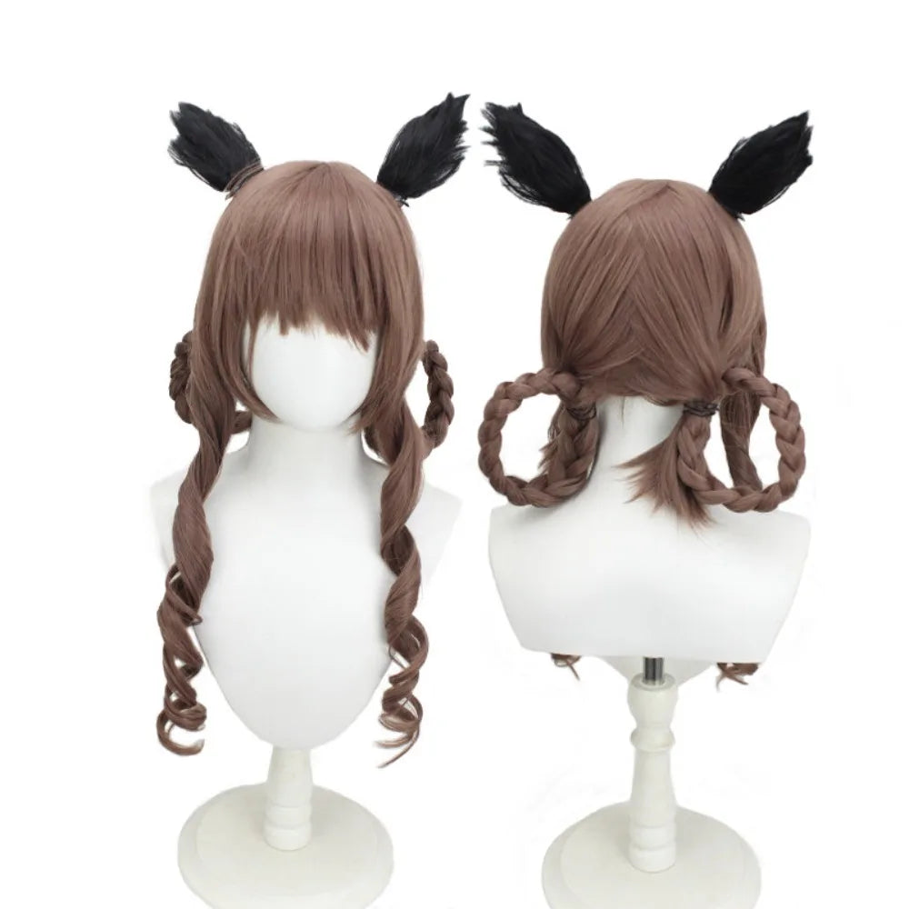 Gentildonna Cosplay Wig Uma Musume Pretty Derby Heat Resistant Brown Hair